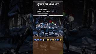 Sub-Zero Combo Tutorial MKX for Playstation - 34%. 🧊