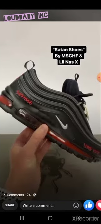 Lil Nas X’s Air Max 97  “Satan Shoes” 😳👹