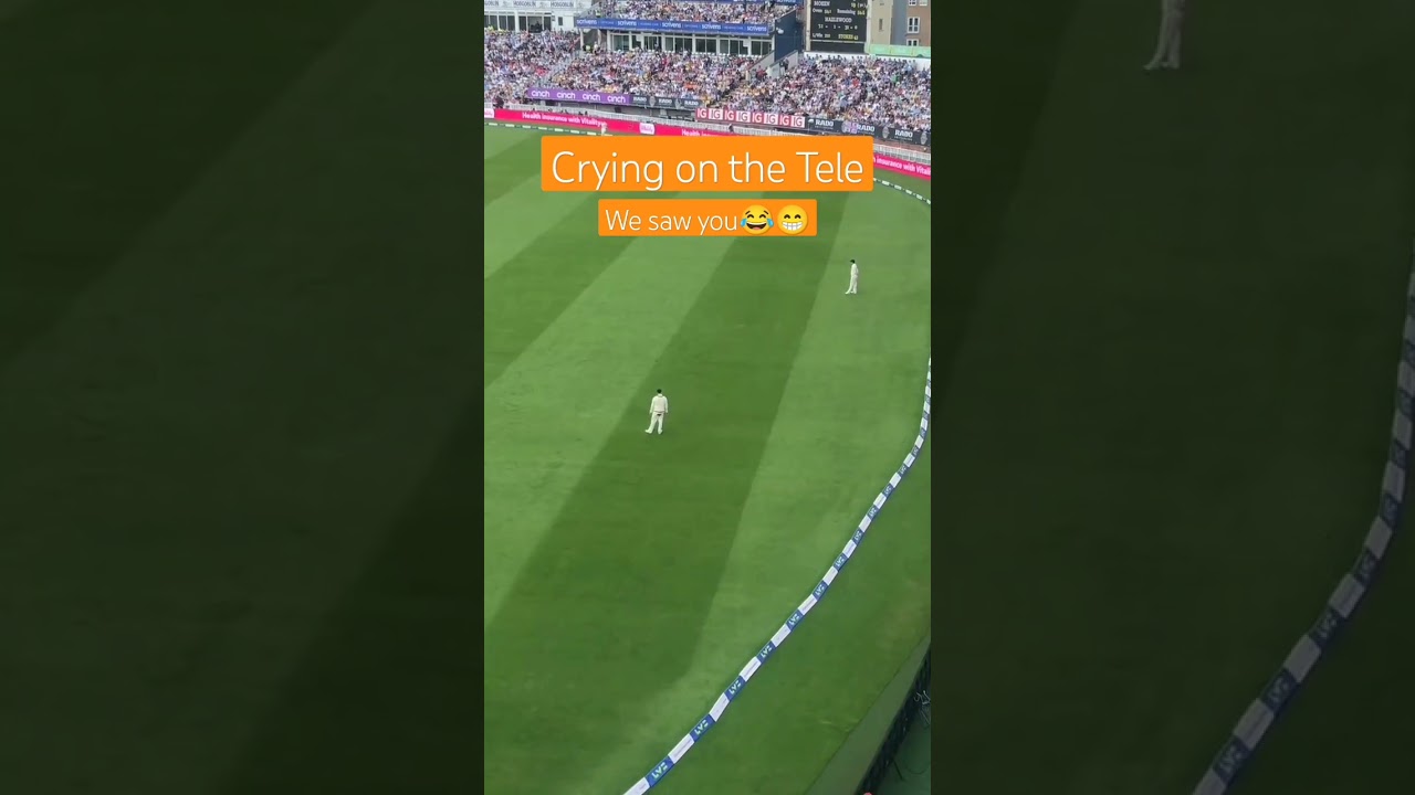 English Crowd booing Steve Smith in The Ashes 2023.   