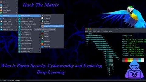What is Parrot Security  Empowering Cybersecurity and Exploring Deep Learning explain it #parrotos
