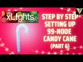 Holiday Display Game-Changer | 99-Node Animated Candy Cane Setup