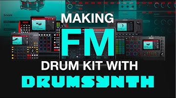Making FM Drum Kit with AKAI Drumsynth