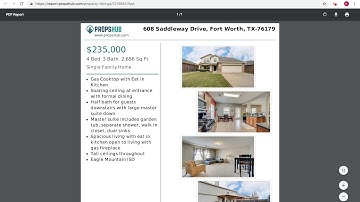 How to generate flyer for my MLS listing