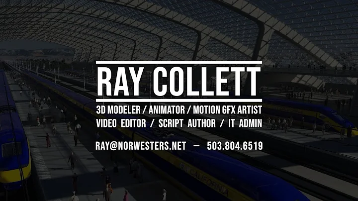 Ray Collett - Portfolio Demo Reel 2022
