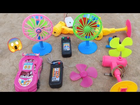 How To Make Awesame Ideas Using Remote Control Fan & Toy Car Unboxing And Review