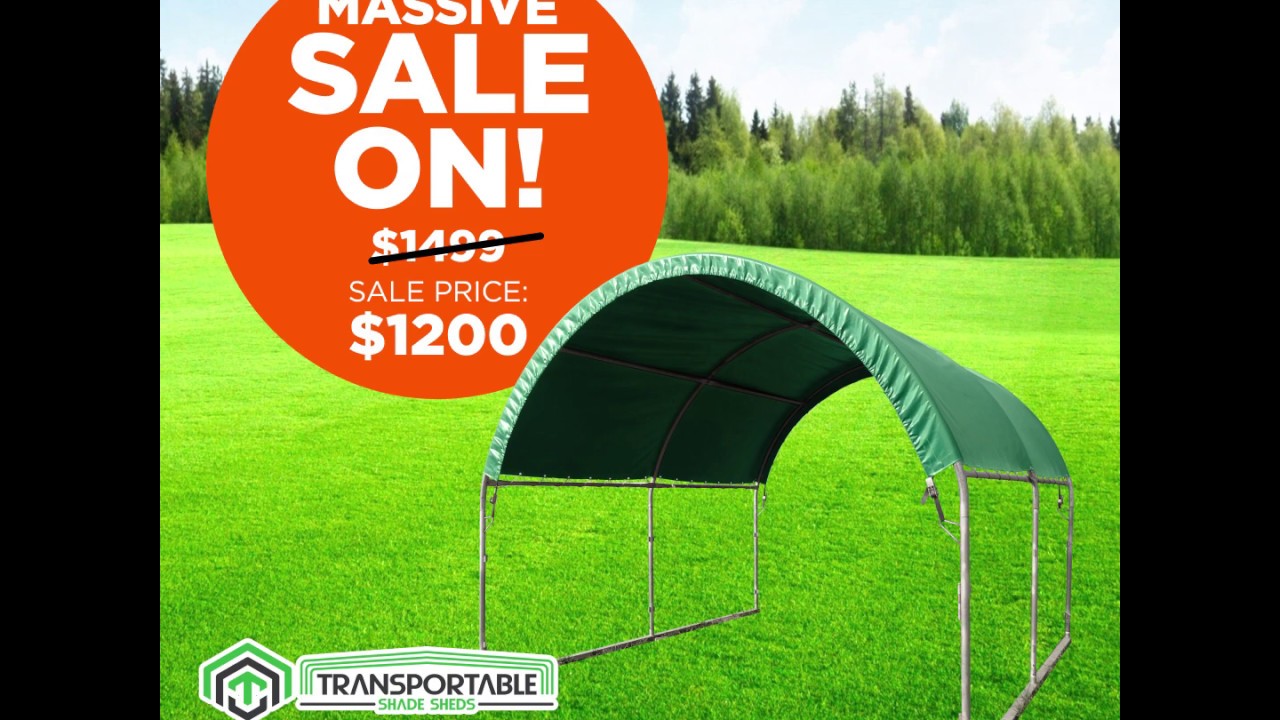 Transportable Shade Sheds