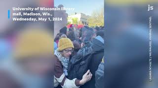 UW-Madison protesters and police clash as college protests escalate across the country