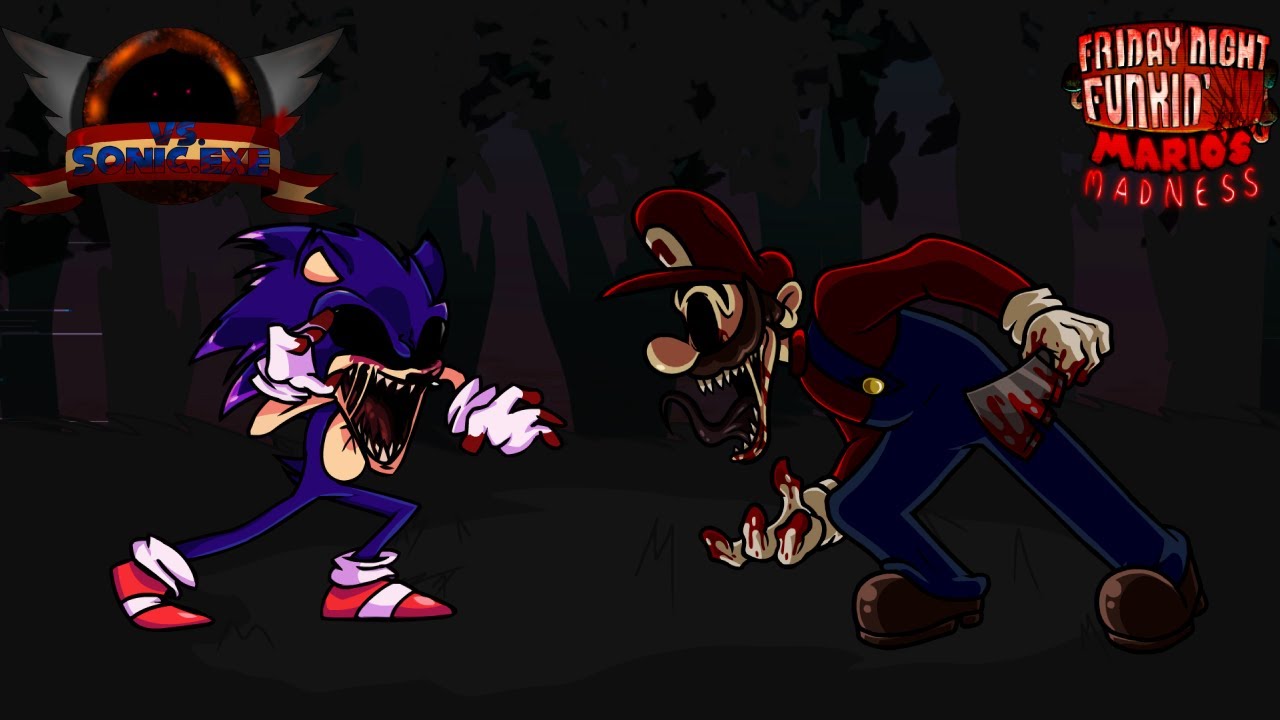 FNF You're No God (You Can't Run but Horror Mario and Xenophanes Sings It! Story in Description)