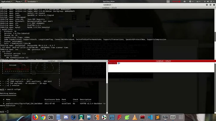 VSFTPD v2.3.4 Backdoor Command Execution