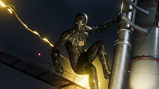 Spider-Man Fights Vulture and Electro (Golden Spider Suit) - Marvel&#39;s Spider-Man Remastered (PS5)