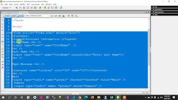 HTML Tutorials - HTML Drop Down, Data List, Get Post Urdu and Hindi Part 12