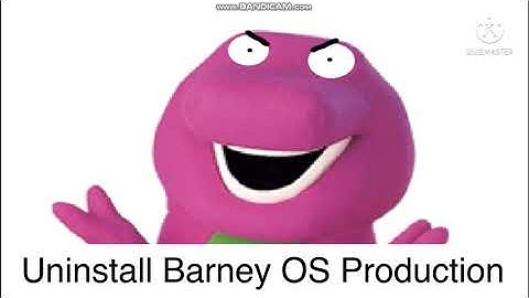 Uninstall Barney OS Production Logo