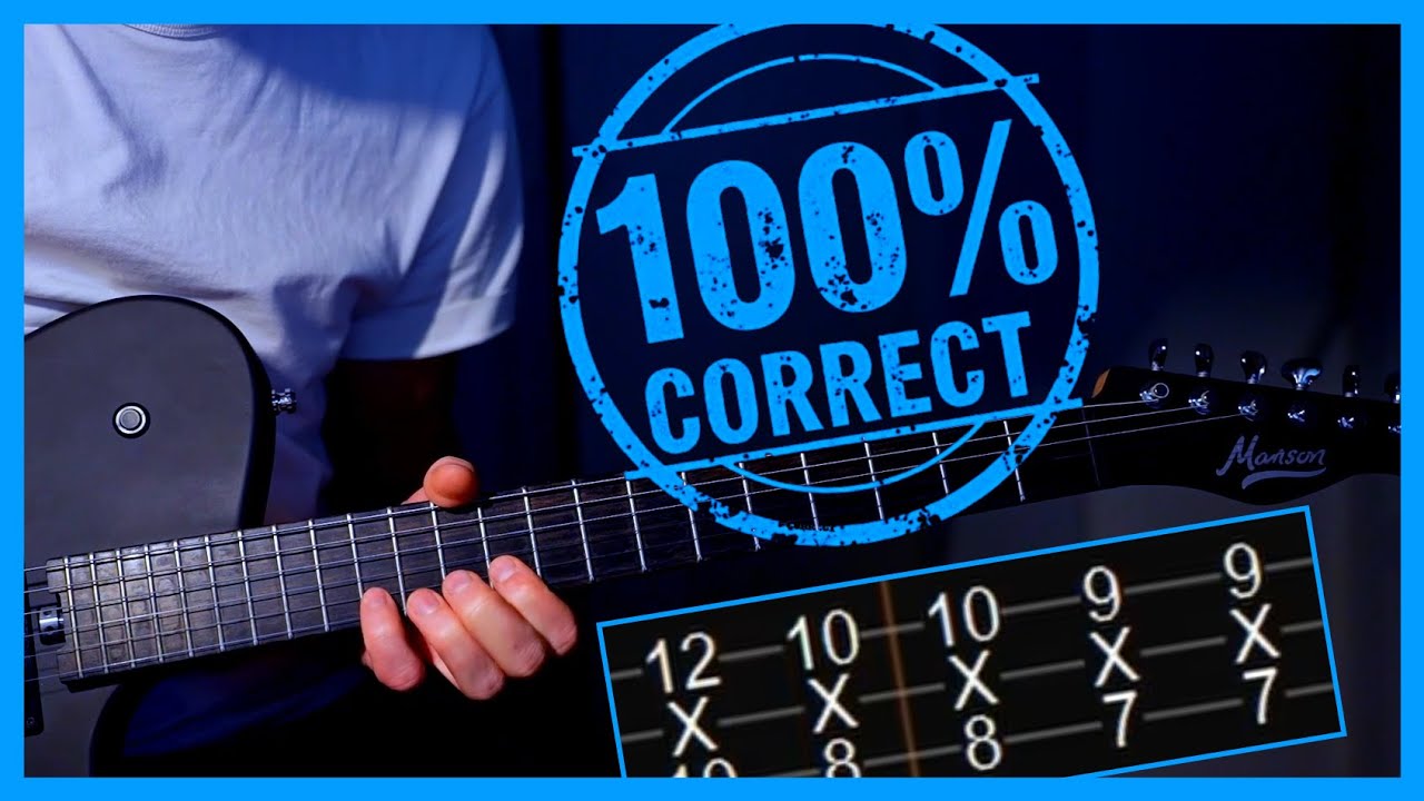 MUSE – Time Is Running Out (Live) – 100% Accurate Guitar Tab & Tutorial