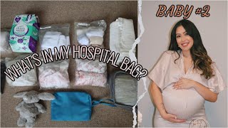 WHAT&#39;S IN MY HOSPITAL BAG FOR SECOND BABY? UK | During COVID-19 Pandemic | Jessica Alzate