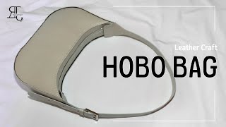 [무료패턴ㅣFree Pattern]  호보백 만들기 / 가죽공예 독학 / Hobo Bag / Leather Craft screenshot 3