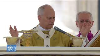 Pope Leo Xiv With 200,000 Sings Our Father In Latin At Saints Carlo Acutis And Frati Canonization