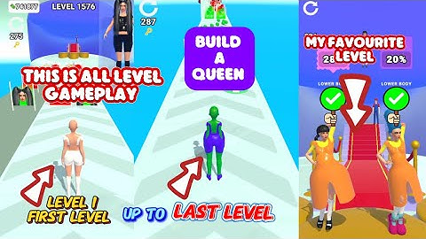 Must watch this! Build A Queen Gameplay from level 1 up to the last level ENJOY!