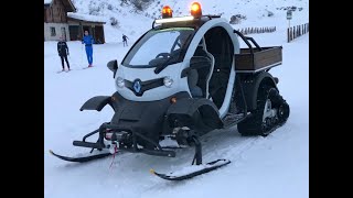 unique snow twizy ...renault twizy unico al mondo...only one in the world!