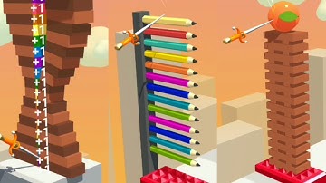 slice it all #14 ASMR game Android, ios gameplay all levels #sliceitalllevels #gameplay