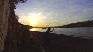 Sunset Hoop Practice