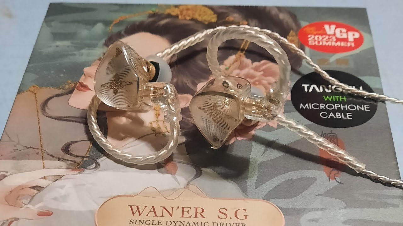 Tangzu Wan'er S.G IEM earphones (White) - Unboxing - YouTube