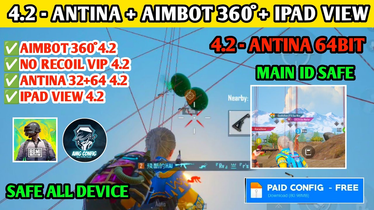 BGMI 4.2 MAGIC BULLET OBB | BGMI4.2 MAGIC BULLET CONFIG | MAGICBULLET HEADSHOT CONFIG BGMI 4.2