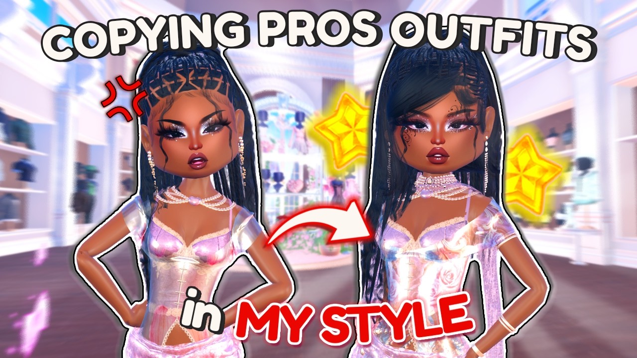 *ПОДРАЖАЮ* ПРОФЕССИОНАЛОВ в Dress to Impress, но в МОЕМ СТИЛЕ! | Roblox