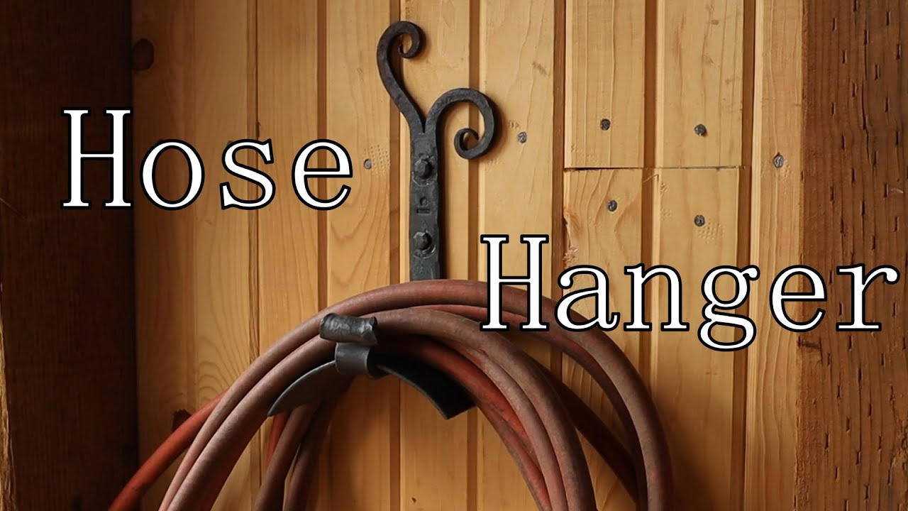 Forging the Hose Hook - Cliffsnotes version - YouTube