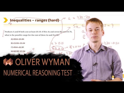 OLIVER WYMAN NUMERICAL REASONING TEST EXPLAINED