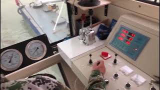 Cutter  Suction Pump Dredger Operation in the Operation Room  #sanddredger