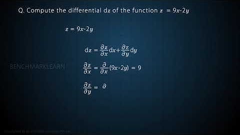 Total differential - Problem 1 | Calculus