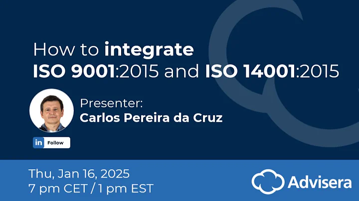 How to integrate ISO 9001:2015 and ISO 14001:2015 [live webinar]