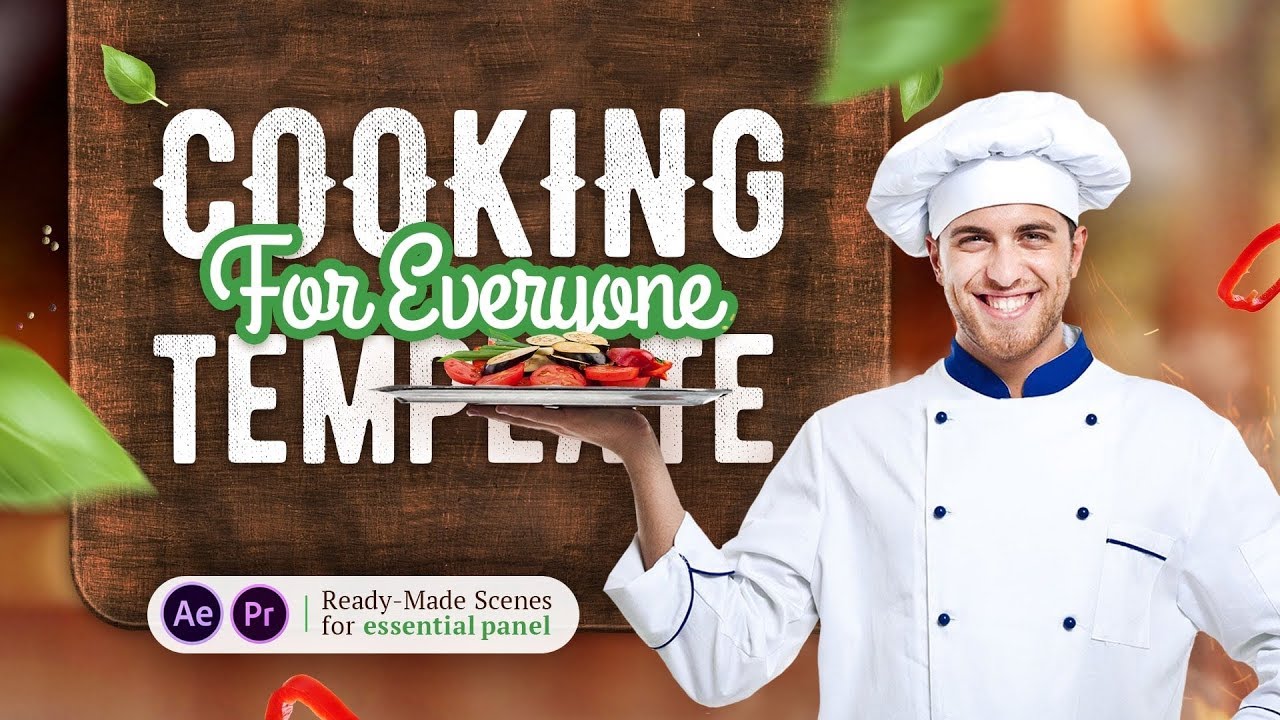 Cooking For Everyone | After Effects Template and Premiere Pro - YouTube