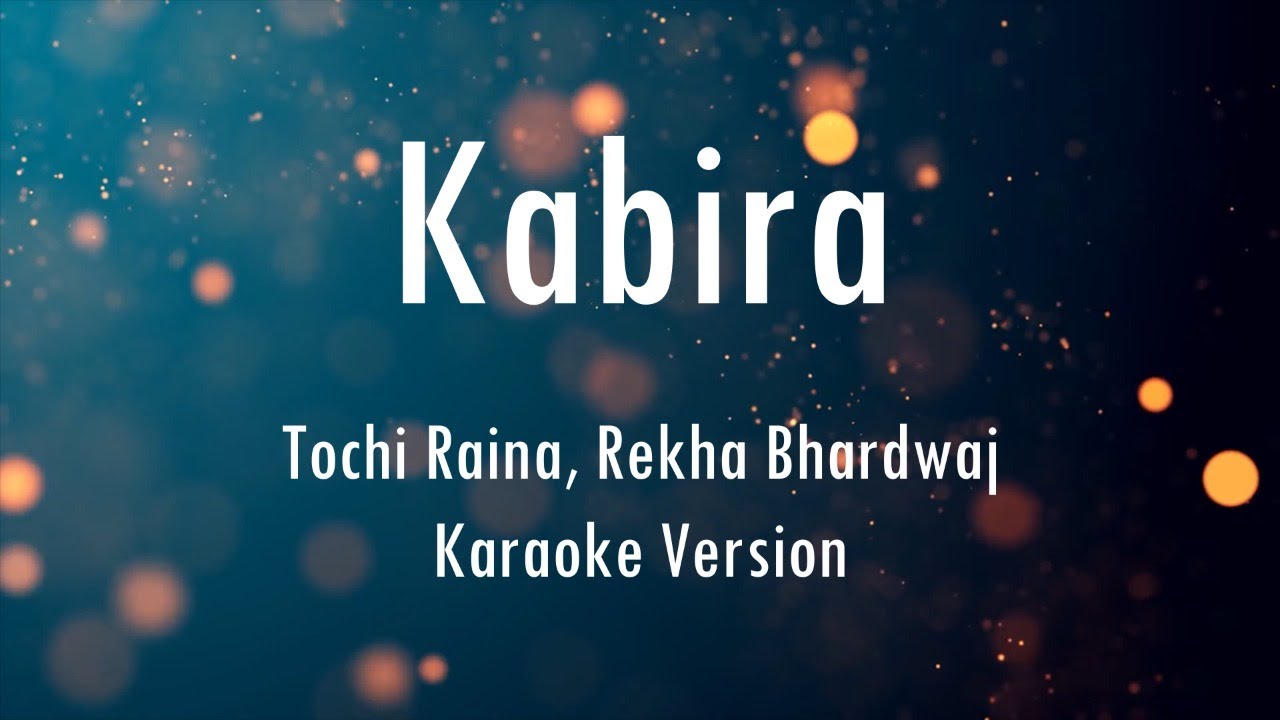 Kabira  Yeh Jawaani Hai Deewani  Pritam  Karaoke  Only Guitra Chords