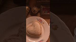 Strawberry heart-shaped sandwiches #asmr ❤️🍓