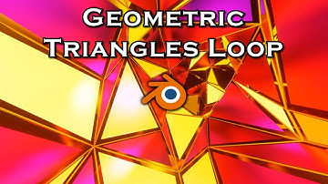 Geometric Abstract Tunnel Loop - Blender Tutorial