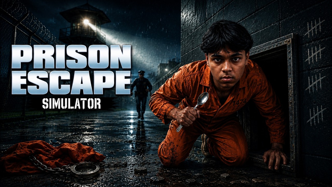 Can I Escape this prison😭!!| Prison escape Simulator| Part -1 - YouTube