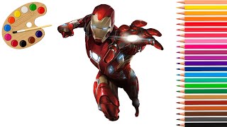 Iron Man coloring pages / Avengers coloring / Superhero Coloring pages screenshot 4