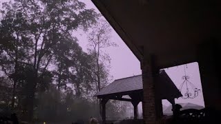 Powerful Squall Line With Intense Non Stop Lightning