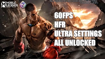 How to unlock Ultra Setting+Hfr | Mobile Legends