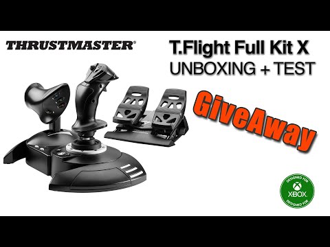FR] T.Flight Full Kit X Thrusmaster - Unboxing, Test, configuration -  Palonnier réglages FS2020. 