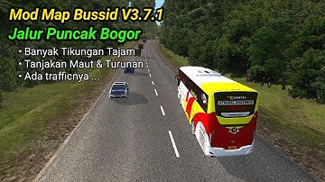 Mod Map Jalur Extreme Puncak Bogor Bussid V3.7.1 Terbaru | Banyak Tikungan Tajam