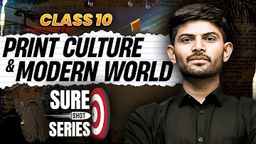 Print Culture And The Modern World | Sure Shot Series 2024-25 | Digraj Singh Rajput