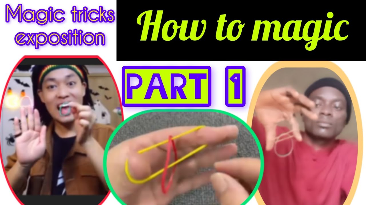 Magic Parts How to magic - part 1 - easy magic tricks - YouTube