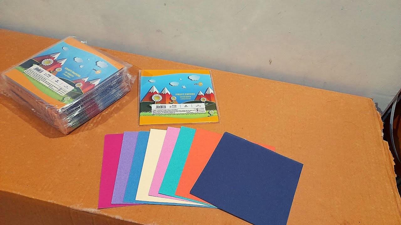 Unboxing And Review Of Navneet Youva Craft Paper For Art And Craft Unboxing And Review Of Navneet Youva Craft Paper For Art And Craft