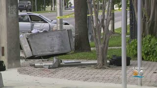 Women Rushed To Hospital After Car Slams Into Fort Lauderdale Bus Bench