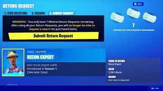 refunding my Recon Expert.