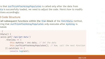 Ensuring Synchronous Function Execution in Vue.js: A Guide to fetchData and Dependent Methods