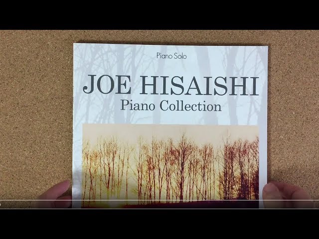 Joe Hisaishi Piano Collection Sheet Music Book- Intermediate Piano  Solo(Partitions) - YouTube