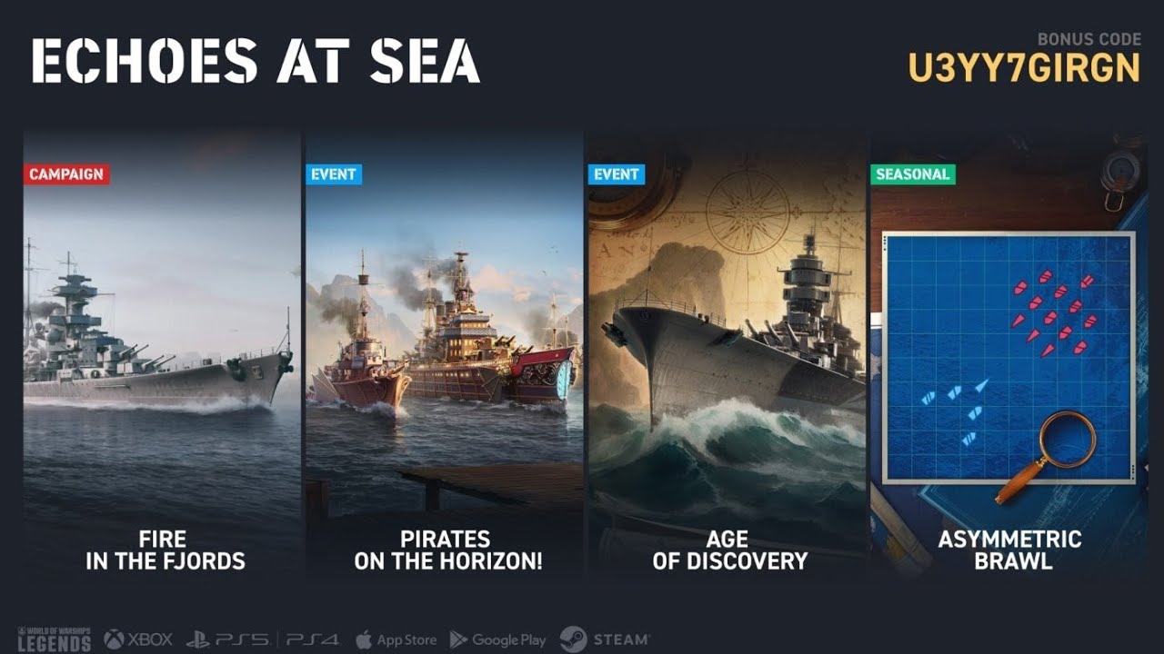 Blücher, Pirates and more has arrived...Also finishing Bri'ish ships.... (WoWs Legends)